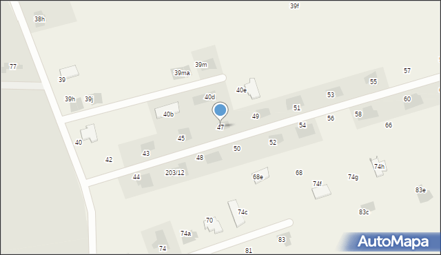 Kulice, Kulice, 47, mapa Kulice