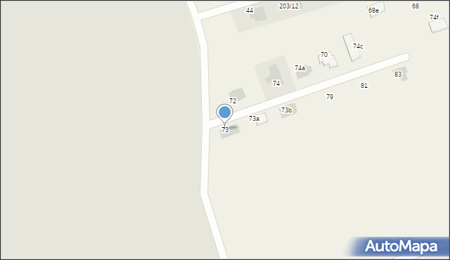 Kulice, Kulice, 73, mapa Kulice