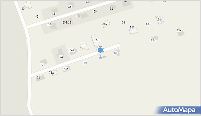 Kulice, Kulice, 81, mapa Kulice