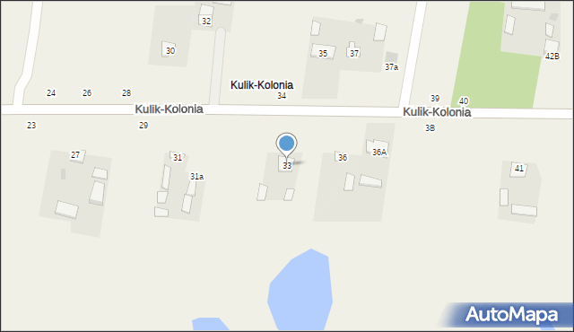 Kulik-Kolonia, Kulik-Kolonia, 33, mapa Kulik-Kolonia