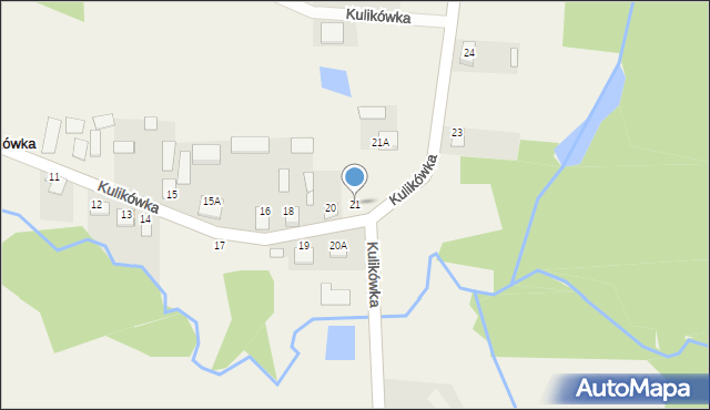 Kulikówka, Kulikówka, 21, mapa Kulikówka