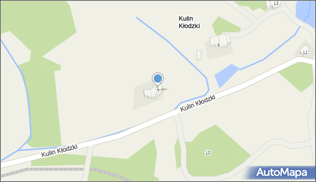 Kulin Kłodzki, Kulin Kłodzki, 7, mapa Kulin Kłodzki