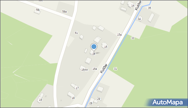 Kulów, Kulów, 16, mapa Kulów