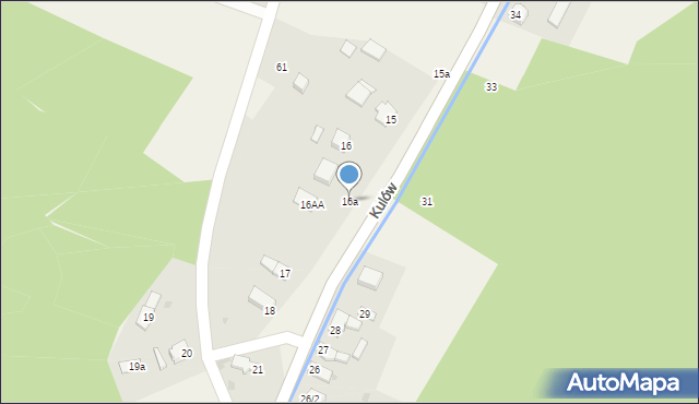 Kulów, Kulów, 16a, mapa Kulów