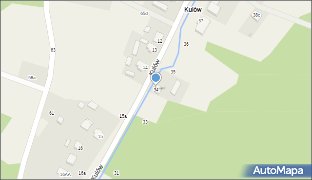 Kulów, Kulów, 34, mapa Kulów