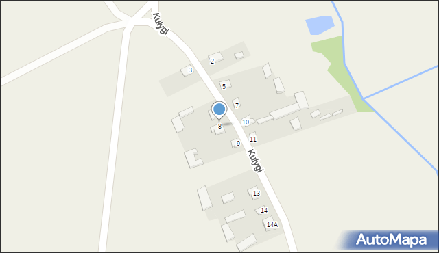 Kułygi, Kułygi, 8, mapa Kułygi