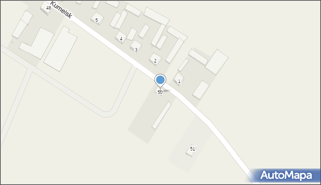 Kumelsk, Kumelsk, 50, mapa Kumelsk