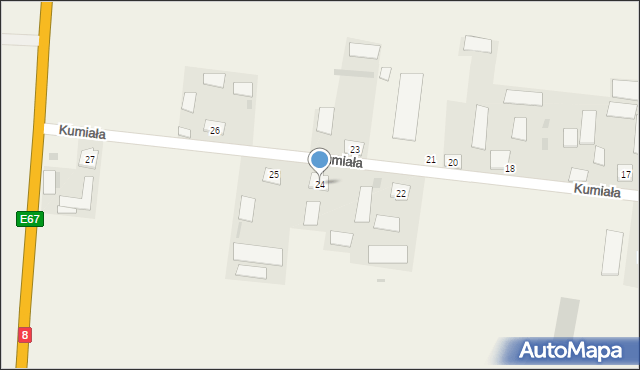 Kumiała, Kumiała, 24, mapa Kumiała