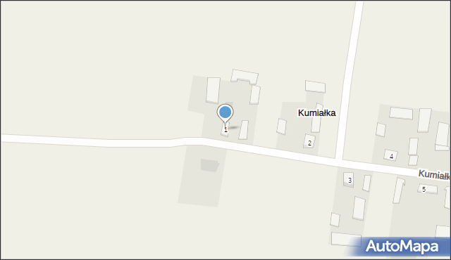 Kumiałka, Kumiałka, 1, mapa Kumiałka