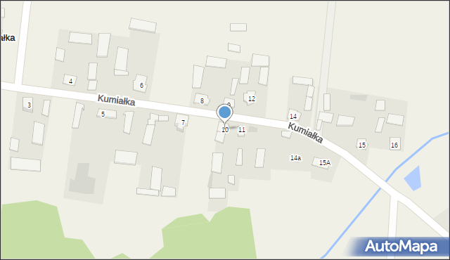 Kumiałka, Kumiałka, 10, mapa Kumiałka