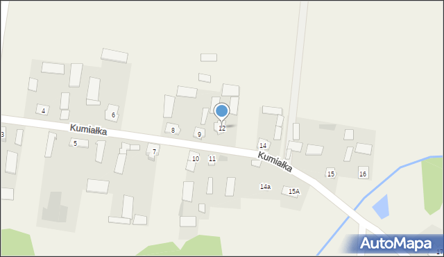 Kumiałka, Kumiałka, 12, mapa Kumiałka