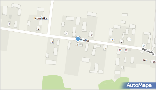 Kumiałka, Kumiałka, 5, mapa Kumiałka