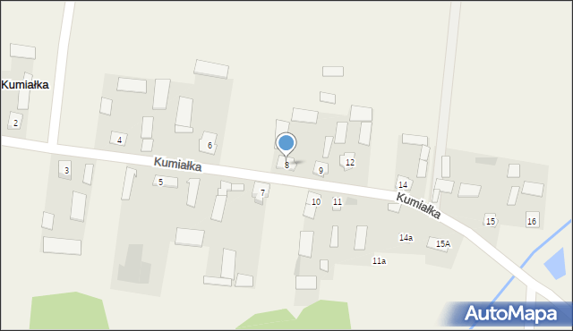 Kumiałka, Kumiałka, 8, mapa Kumiałka