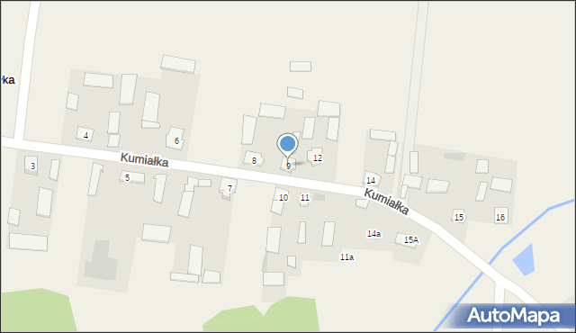 Kumiałka, Kumiałka, 9, mapa Kumiałka