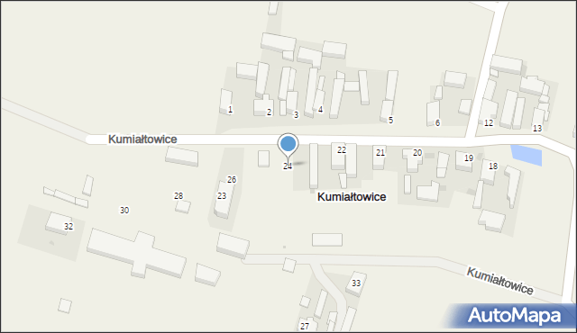 Kumiałtowice, Kumiałtowice, 24, mapa Kumiałtowice