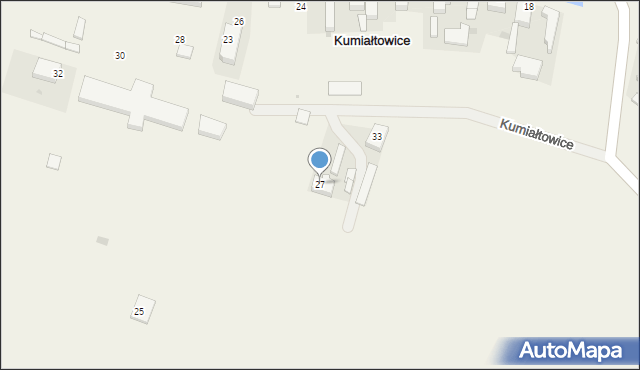 Kumiałtowice, Kumiałtowice, 27, mapa Kumiałtowice