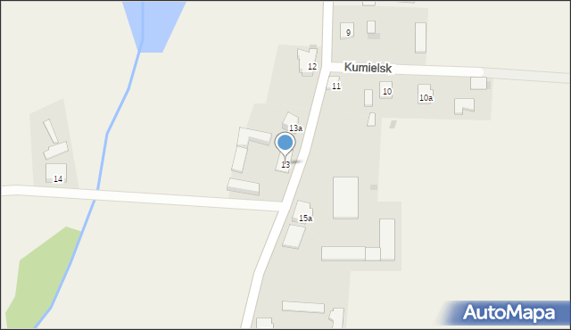 Kumielsk, Kumielsk, 13, mapa Kumielsk