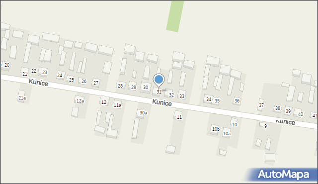 Kunice, Kunice, 31, mapa Kunice