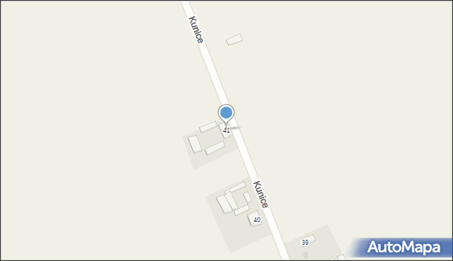 Kunice, Kunice, 41, mapa Kunice