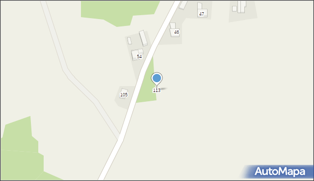 Kunice, Kunice, 113, mapa Kunice