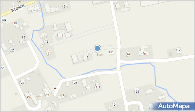 Kunice, Kunice, 147, mapa Kunice