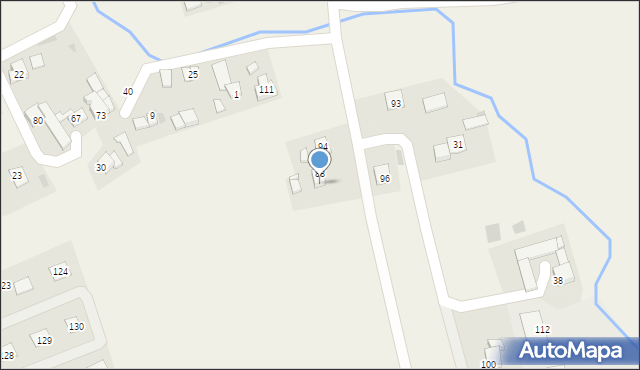 Kunice, Kunice, 88a, mapa Kunice