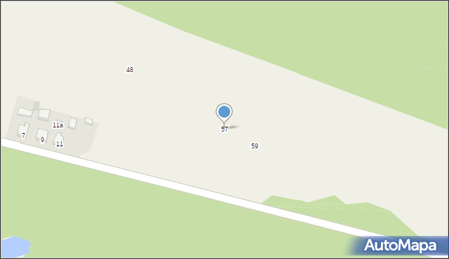 Kunice, Kunice, 57, mapa Kunice