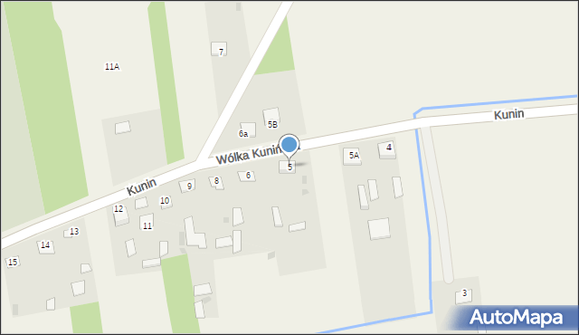 Kunin, Kunin, 5, mapa Kunin