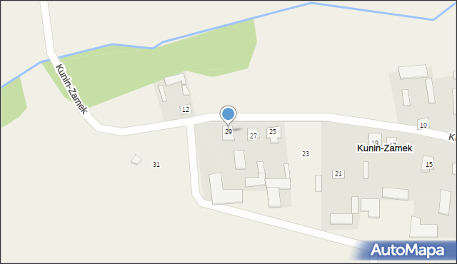 Kunin-Zamek, Kunin-Zamek, 29, mapa Kunin-Zamek