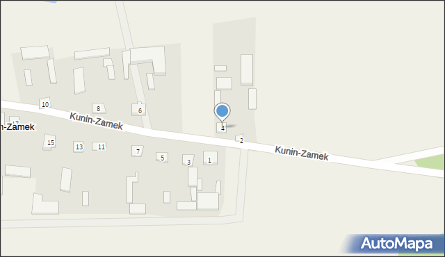 Kunin-Zamek, Kunin-Zamek, 4, mapa Kunin-Zamek