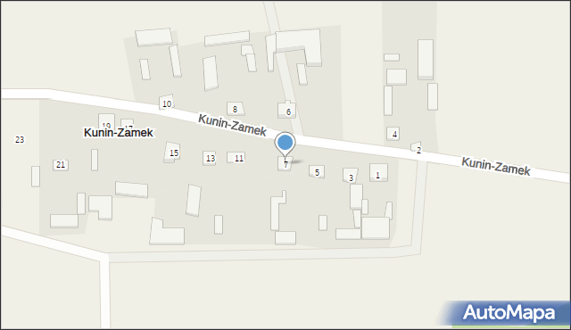 Kunin-Zamek, Kunin-Zamek, 7, mapa Kunin-Zamek