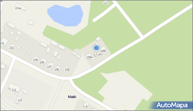 Kunki, Kunki, 109B, mapa Kunki
