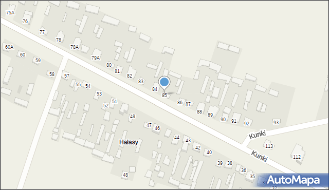 Kunki, Kunki, 85, mapa Kunki