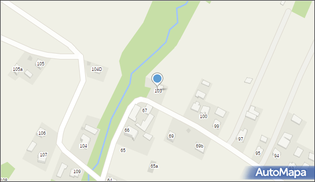 Kuńkowce, Kuńkowce, 103, mapa Kuńkowce