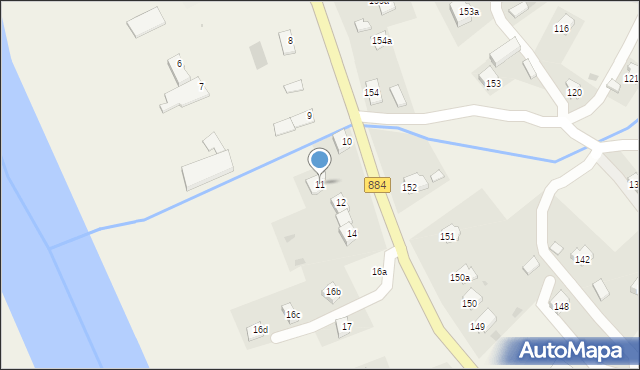 Kuńkowce, Kuńkowce, 11, mapa Kuńkowce