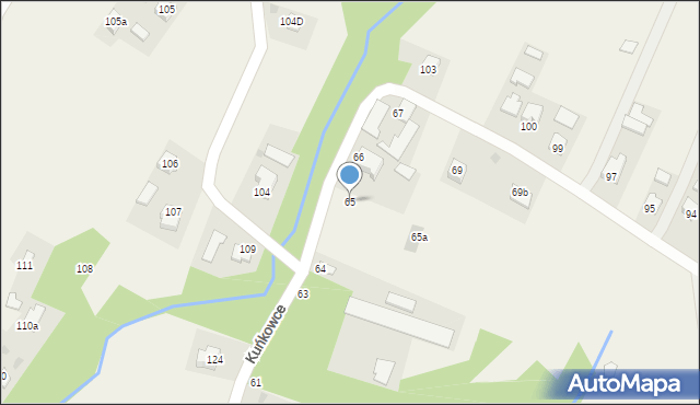Kuńkowce, Kuńkowce, 65, mapa Kuńkowce