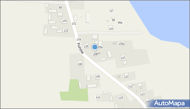 Kunów, Kunów, 106, mapa Kunów