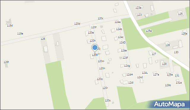 Kunów, Kunów, 120k, mapa Kunów