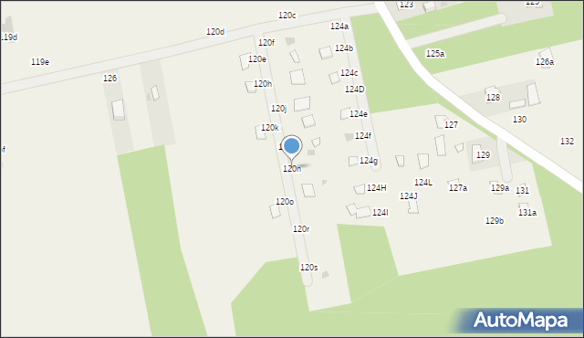 Kunów, Kunów, 120n, mapa Kunów