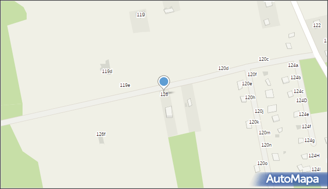 Kunów, Kunów, 126, mapa Kunów