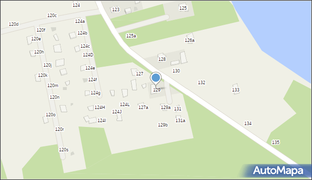 Kunów, Kunów, 129, mapa Kunów