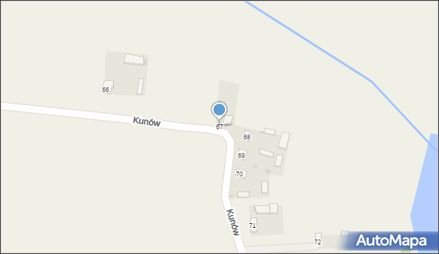 Kunów, Kunów, 67, mapa Kunów