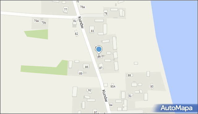 Kunów, Kunów, 85, mapa Kunów