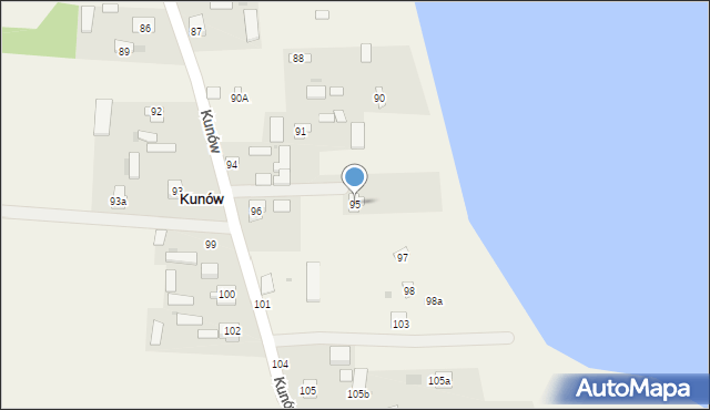 Kunów, Kunów, 95, mapa Kunów