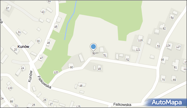 Kunów, Kunów, 50, mapa Kunów