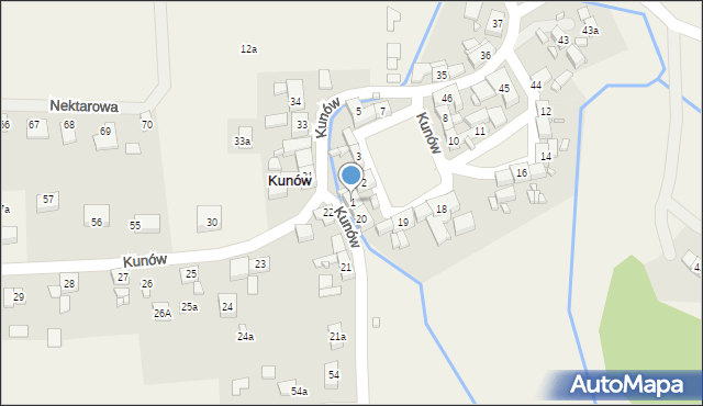 Kunów, Kunów, 1, mapa Kunów