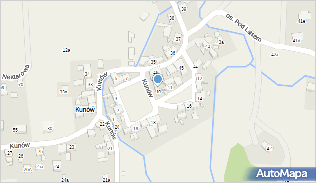 Kunów, Kunów, 10, mapa Kunów
