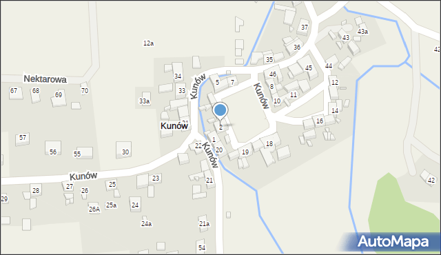 Kunów, Kunów, 2, mapa Kunów