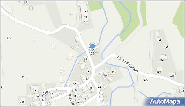 Kunów, Kunów, 39, mapa Kunów