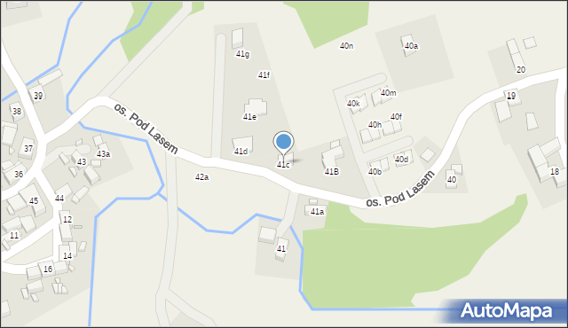 Kunów, Kunów, 41c, mapa Kunów